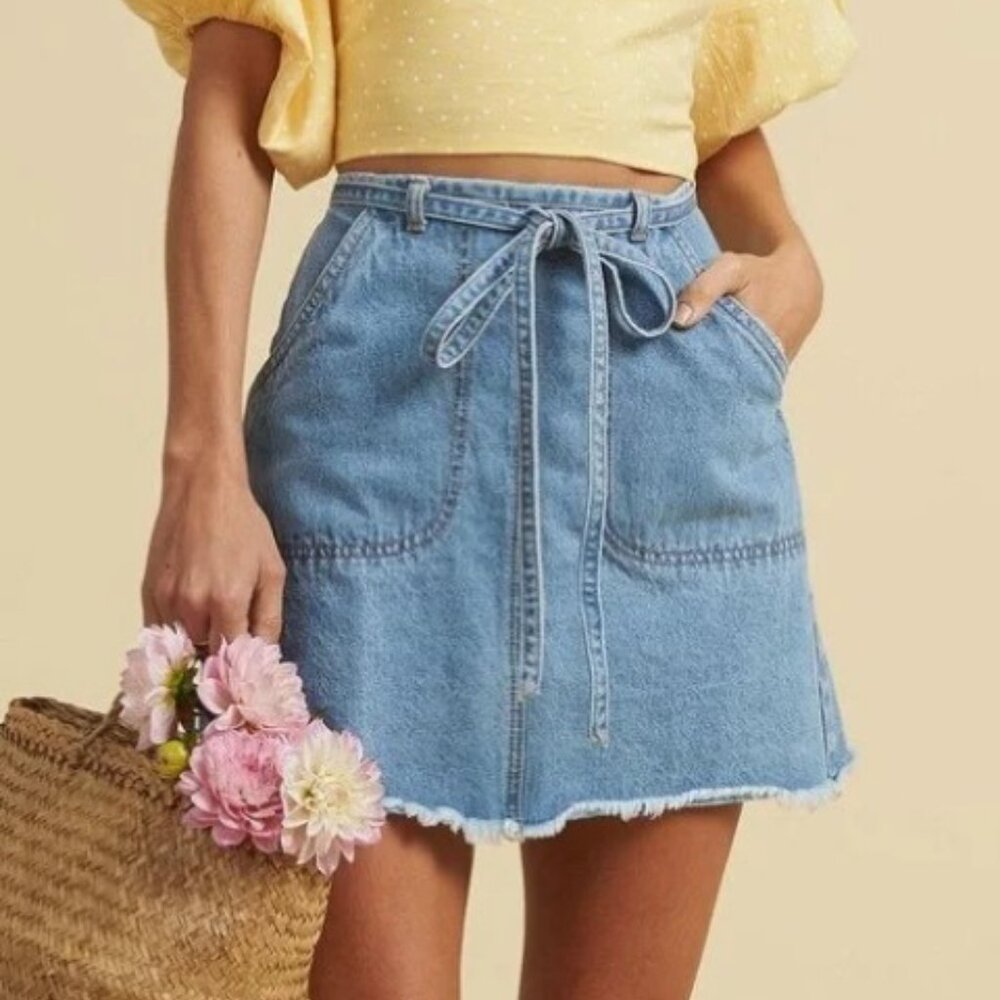Billabong x Salty Blonde Denim Skirt NWOT